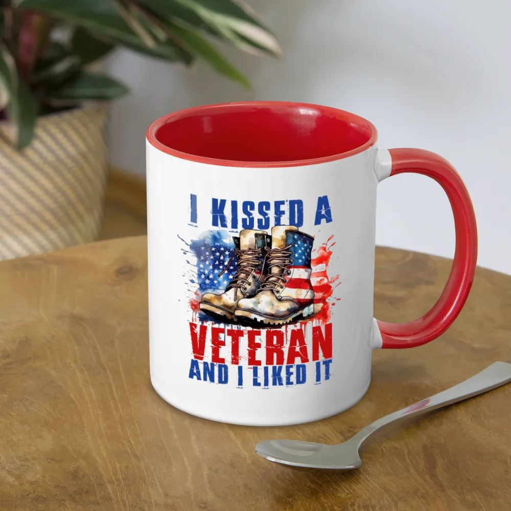 I Kissed A Veteran And I Liked It Coffee Mug