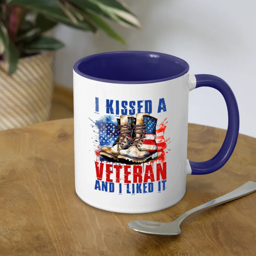 I Kissed A Veteran And I Liked It Coffee Mug