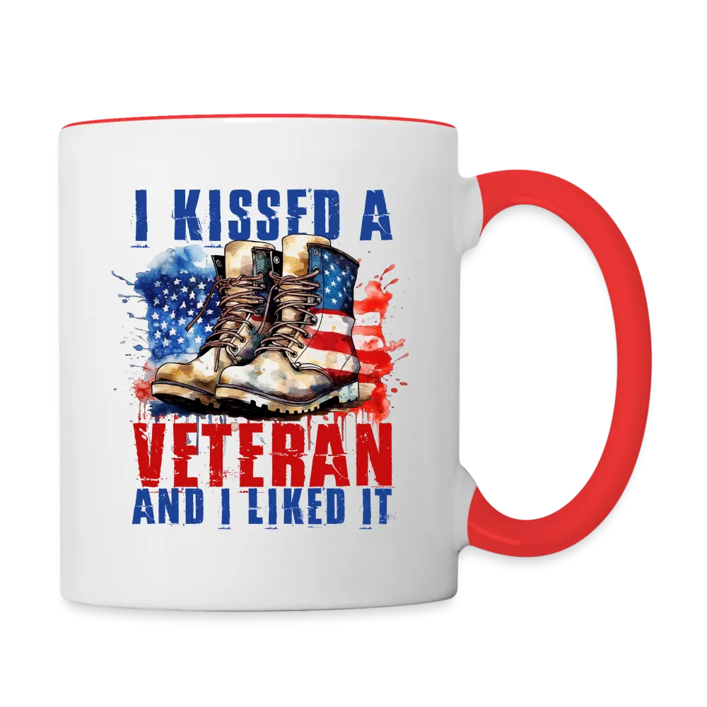 I Kissed A Veteran And I Liked It Coffee Mug