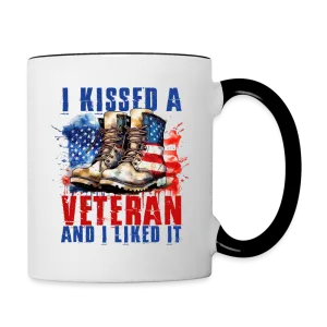 I Kissed A Veteran And I Liked It Coffee Mug