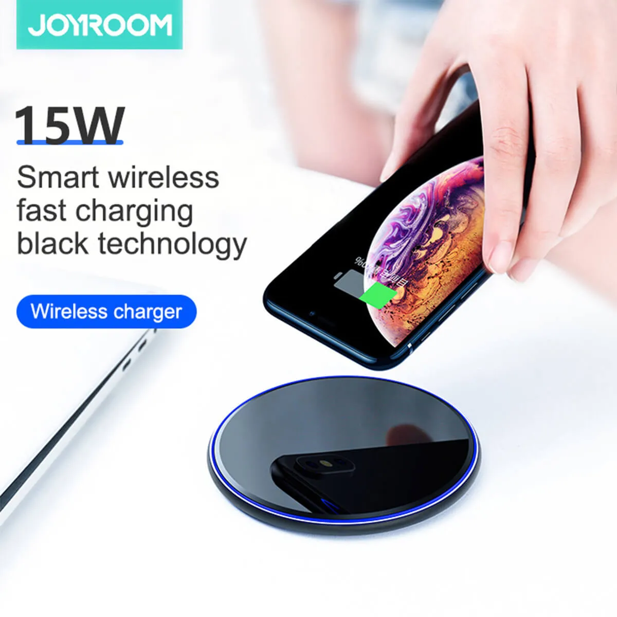 JOYROOM JR-A30 15W Qi Wireless Fast Charging Pad