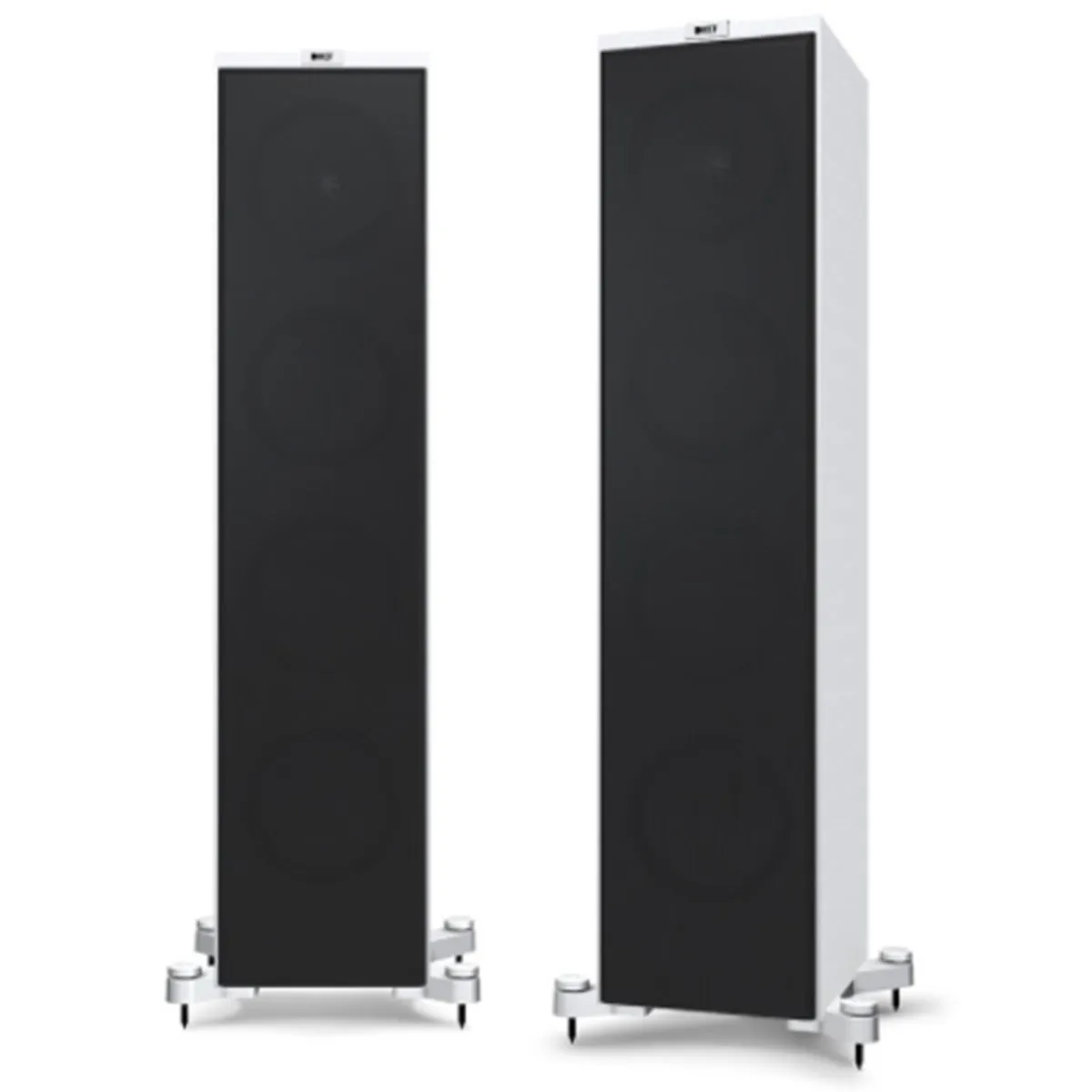 KEF OPEN BOX Q750 Floorstanding Speaker - Each - White-Satisfactory Condition