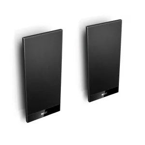 KEF T101 Black 2-Way Satellite Speaker System (Pair) including Wall Brackets