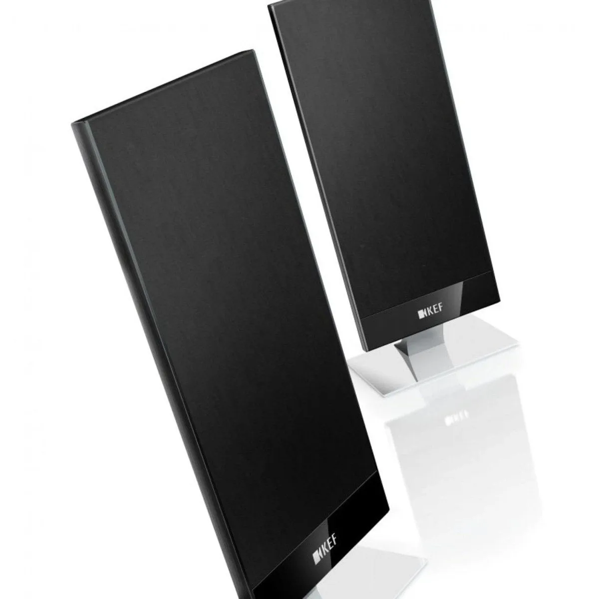 KEF T101 Black 2-Way Satellite Speaker System (Pair) including Wall Brackets