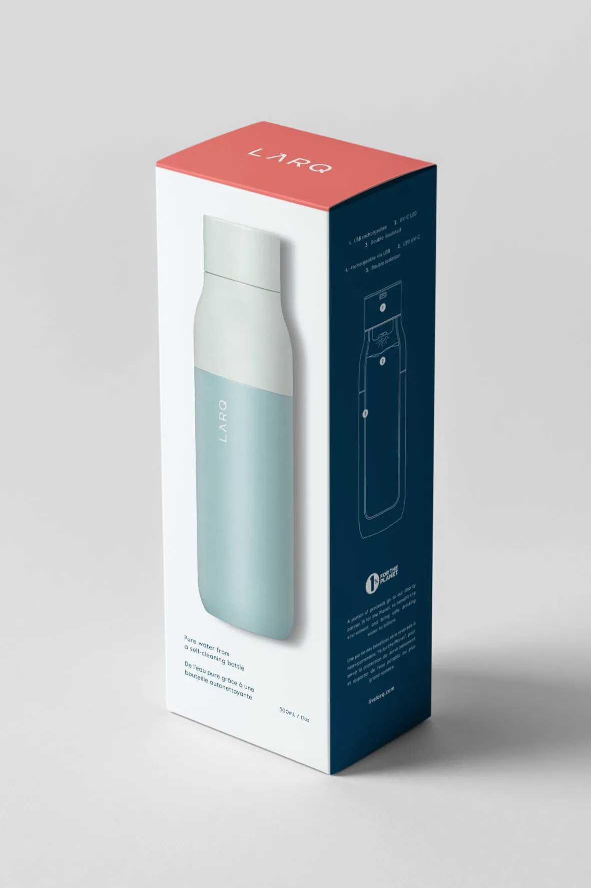 LARQ PUREVIS INSULATED WATER BOTTLE