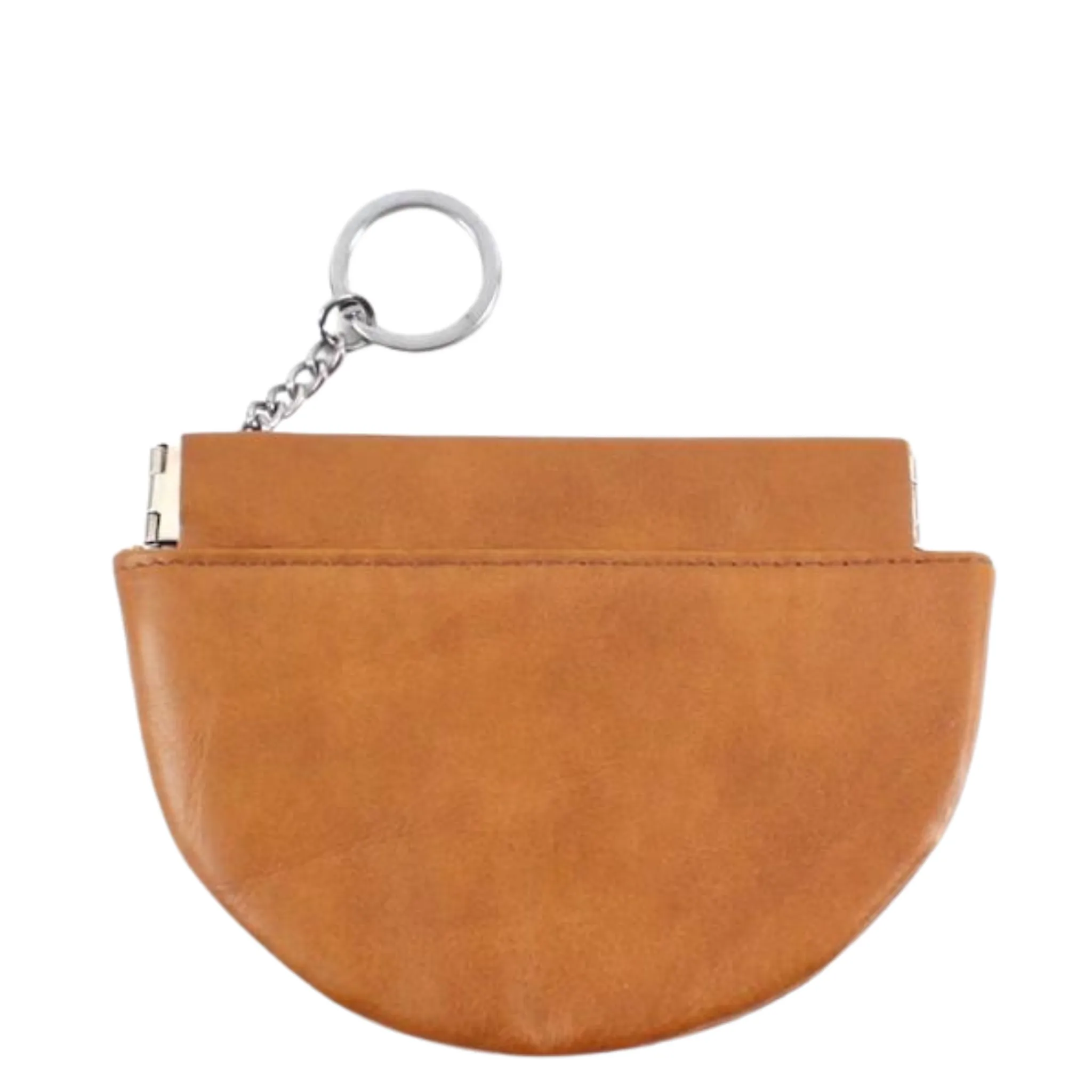 Leather Coin Purse W/Keychain