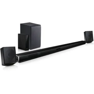 LG 2.1 Channel 300W High-Res Audio Soundbar System Wireless Subwoofer (SJ4Y)