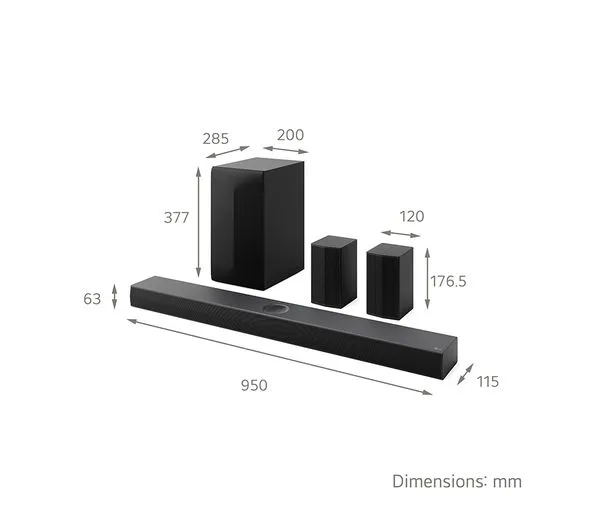 LG Wireless Sound Bar with Dolby Atmos | US70TR.AGBRLLK