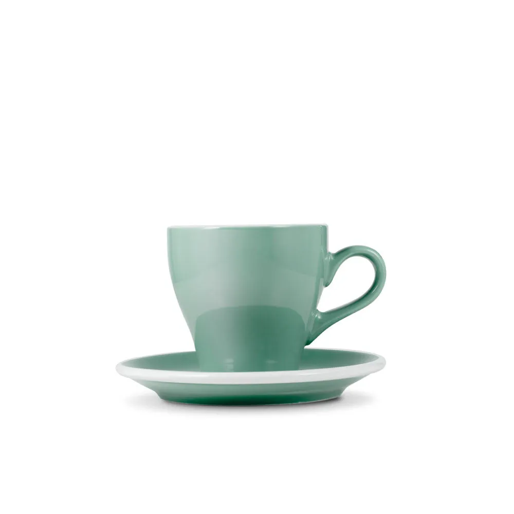 Loveramics Tulip Style Espresso Cup & Saucer - Mint (2.7oz/80ml)