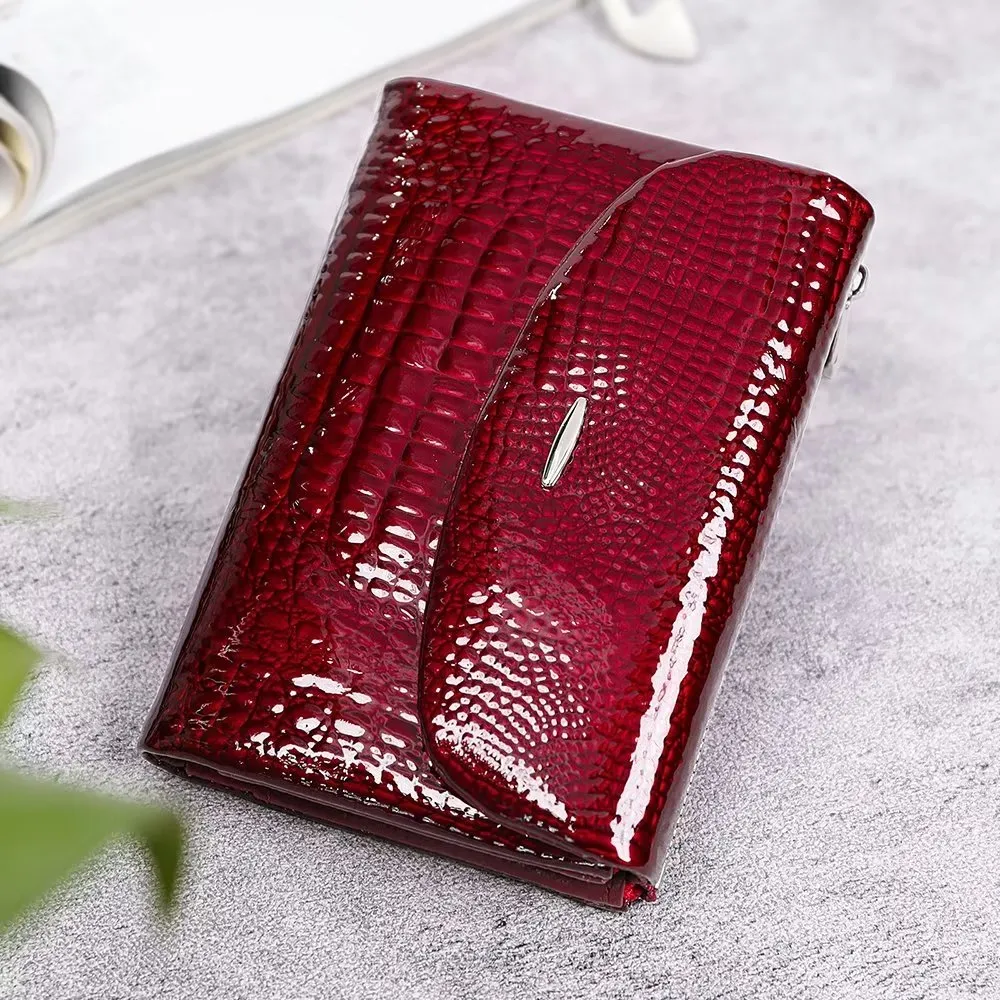 Luxury CrocLeather Short Wallets