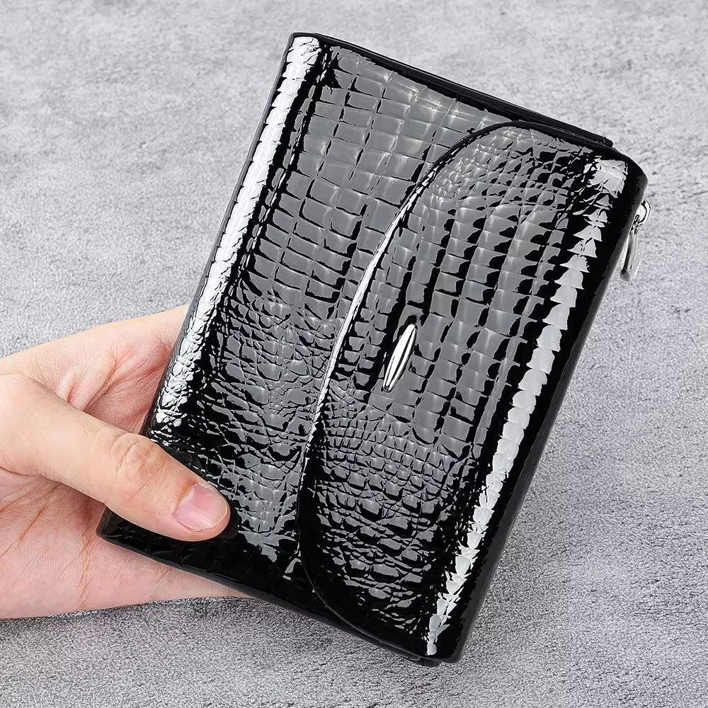 Luxury CrocLeather Short Wallets