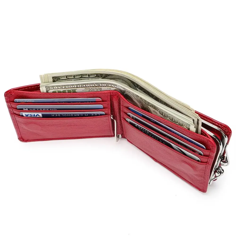 Luxury CrocLeather Short Zipper Wallets