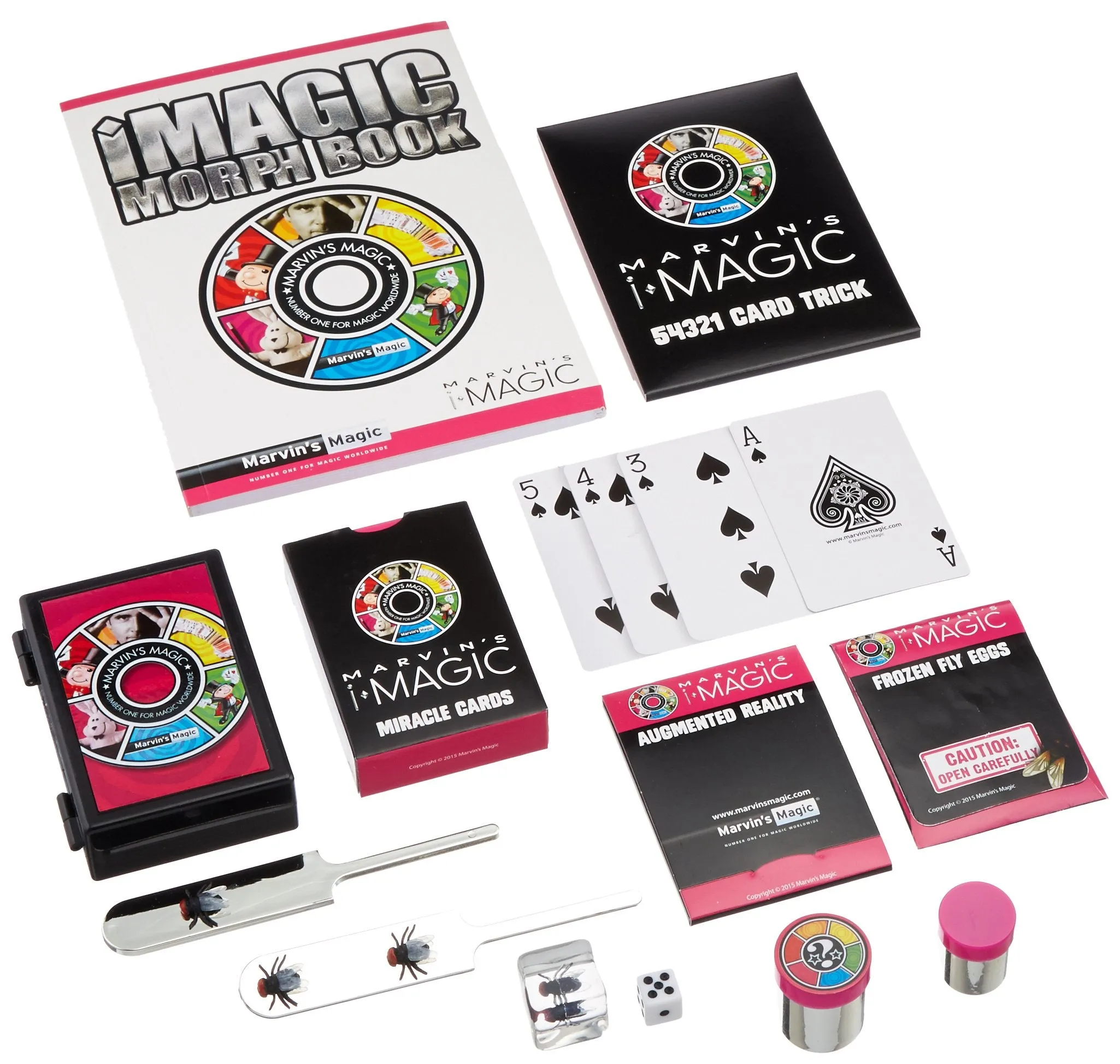 Marvin's iMagic Interactive Box of Tricks Set - Amazing Smart Magic Set for Smart Phones and Smart devices  (compatible with Apple & Android devices) Professional Magic made easy