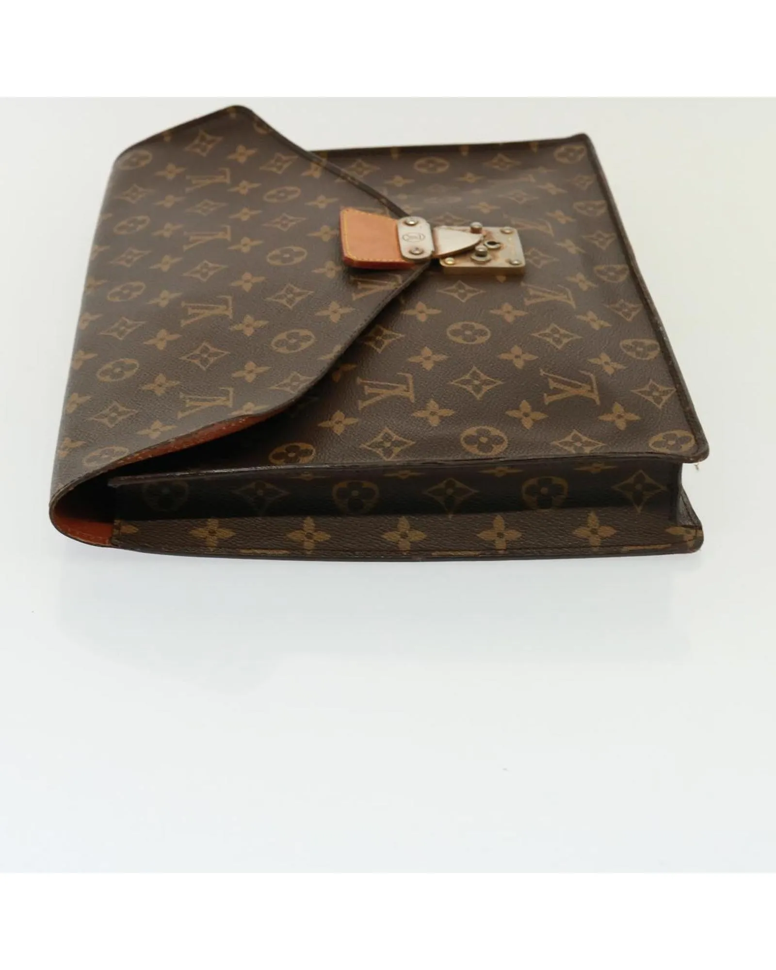 Monogram Canvas Briefcase with Classic Design