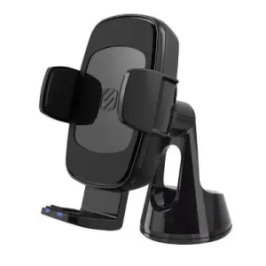 New - Scosche StuckUp Universal Qi Charger Window/Dash/Vent Mount - Black