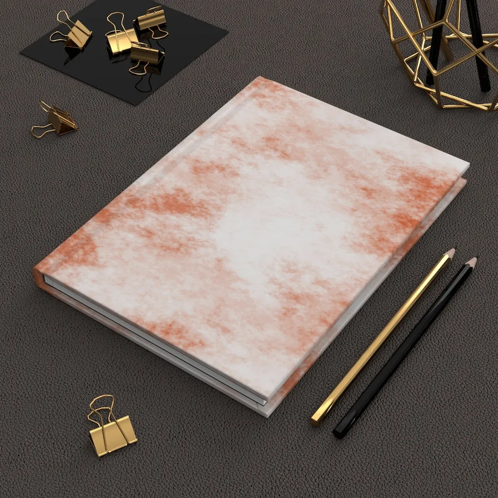 Orange Clouds Hardcover Journal Matte