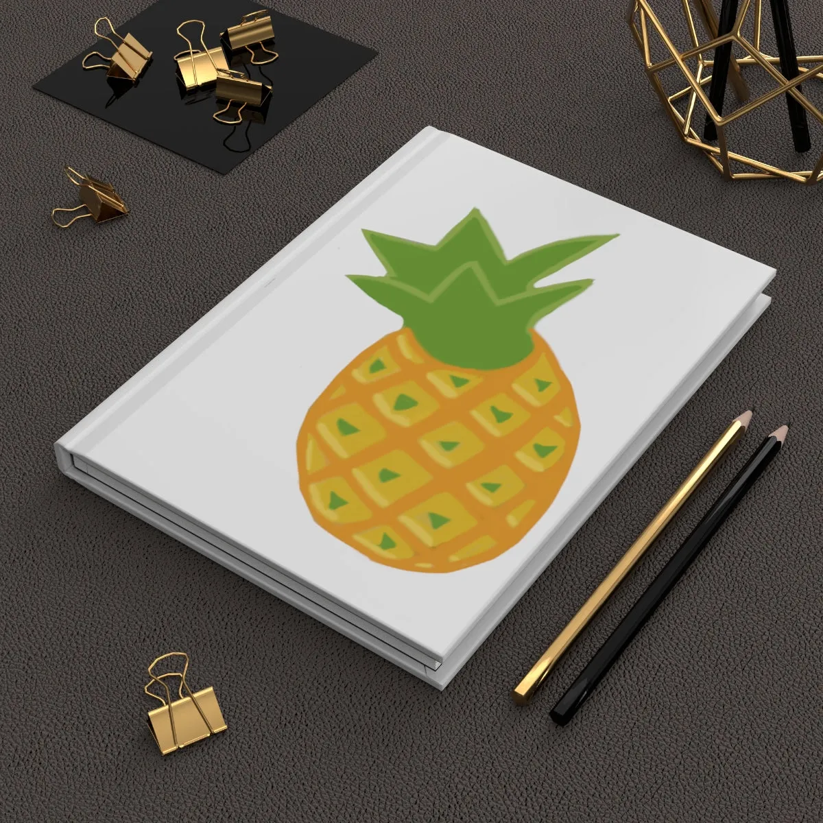 Pineapple Hardcover Journal Matte