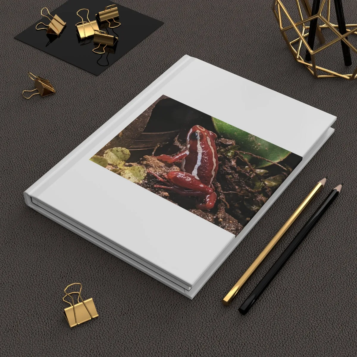 Red Frog Hardcover Journal Matte