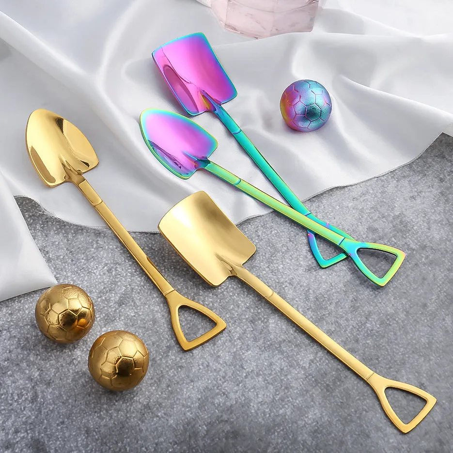 Stainless Steel Flat Spoon Sorbet Spoon