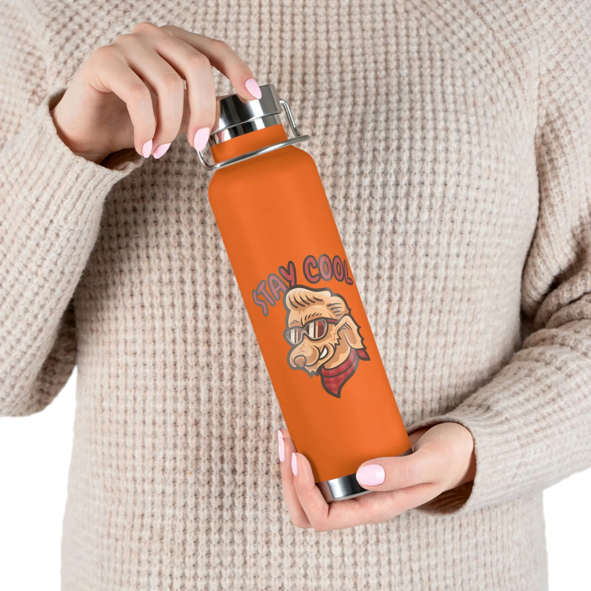 Stay Cool Dog POD Copper Vacuum Insulated Bottle, 22ozCopper Vacuum Insulated Bottle, 22oz