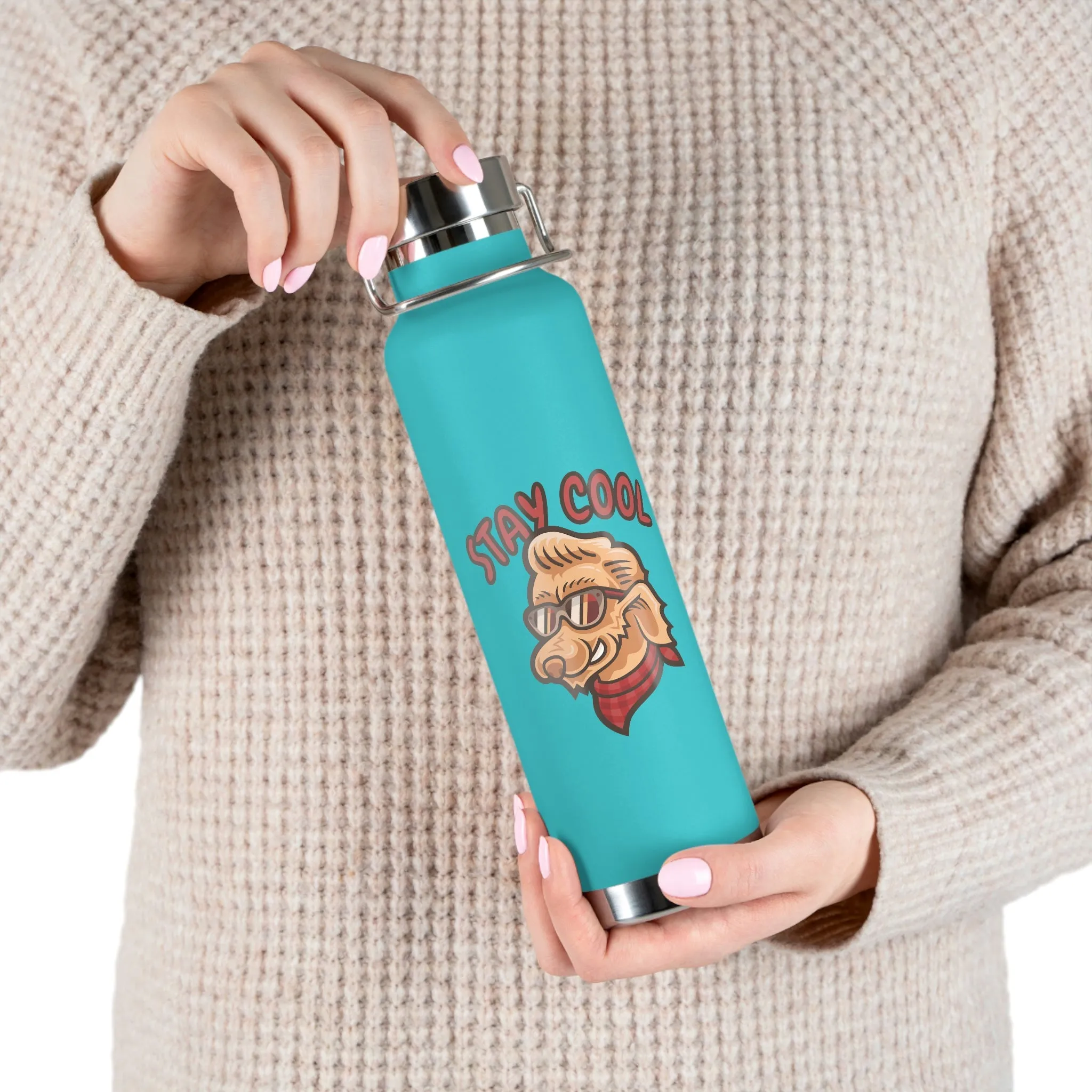 Stay Cool Dog POD Copper Vacuum Insulated Bottle, 22ozCopper Vacuum Insulated Bottle, 22oz