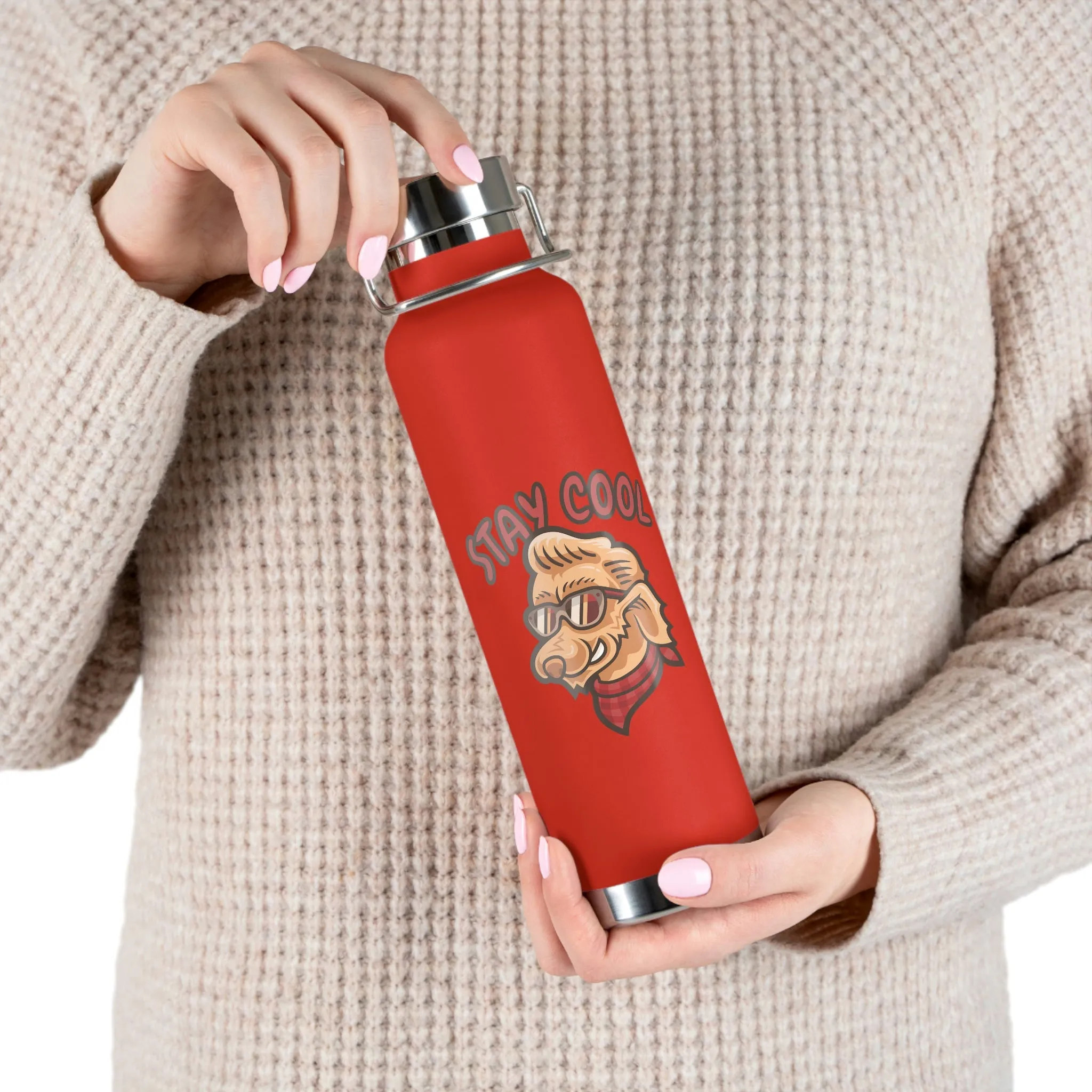 Stay Cool Dog POD Copper Vacuum Insulated Bottle, 22ozCopper Vacuum Insulated Bottle, 22oz