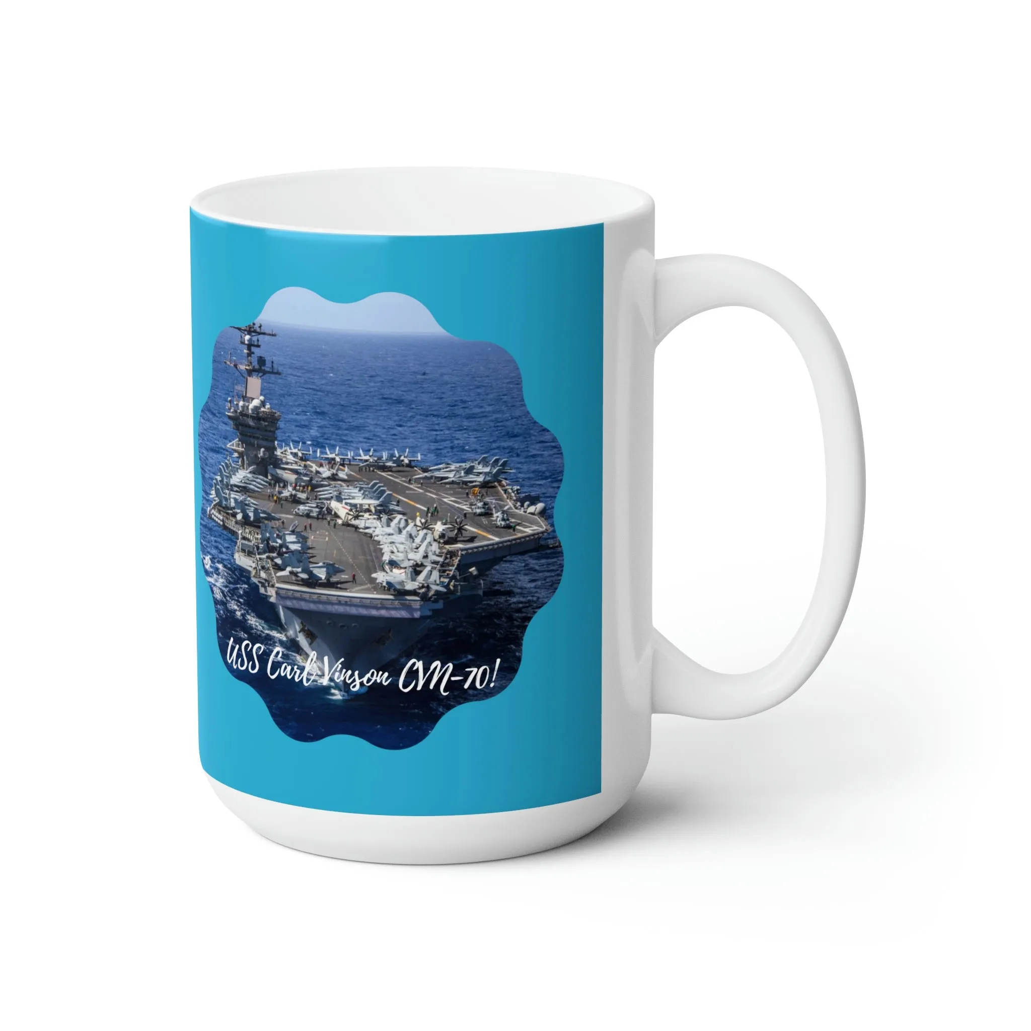 USS Carl Vinson CVN-70 POD Navy Ship  Ceramic Mug 15oz