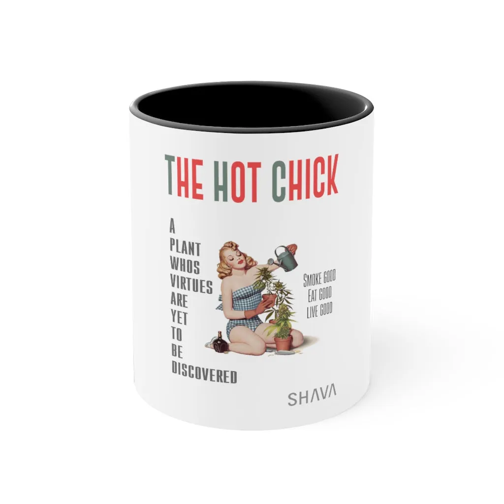 VCC Home & Livings-Mugs / Black Accent Mug / The Hot Chick