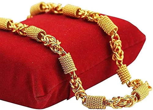 Yellow Chimes Gold-Plated Latest Fashion Stylish And Trendy Classic Designer Neck Chain for Men and Boys